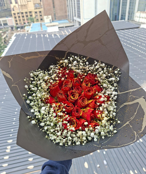 GLITTERED ROSES