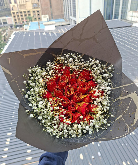 GLITTERED ROSES