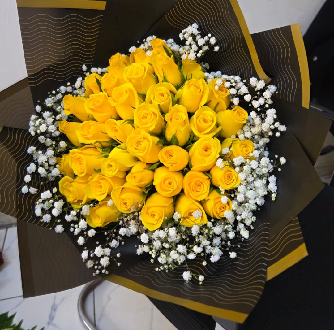 YELLOW ROSES BOUQUET