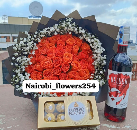 WINE,BOUQUET & CHOCOLATE