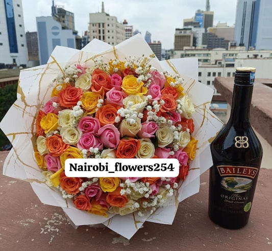 60 ROSES & BAILEYS