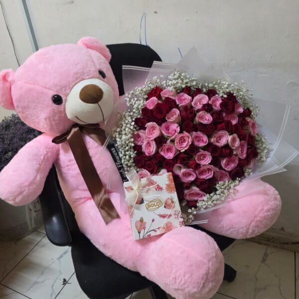 LUXE TEDDY BOUQUET